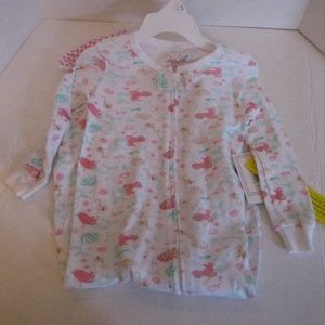 Rene Rofe Toddler Girls One Piece Sleeper Sz 3T NW